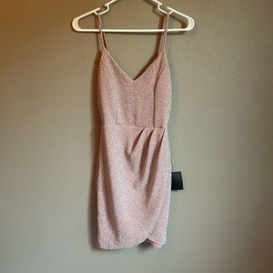 Purple, sparkly dress. Size small, super comfortable and cute!